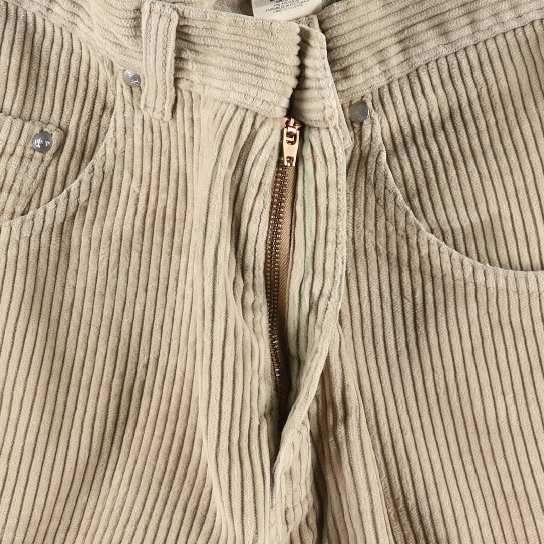 90'S Levi's Silver Tab Straight Loose Corduroy Pants, Men's W31 (approx.), Vintage cotton Beige type Vintage Second Hand