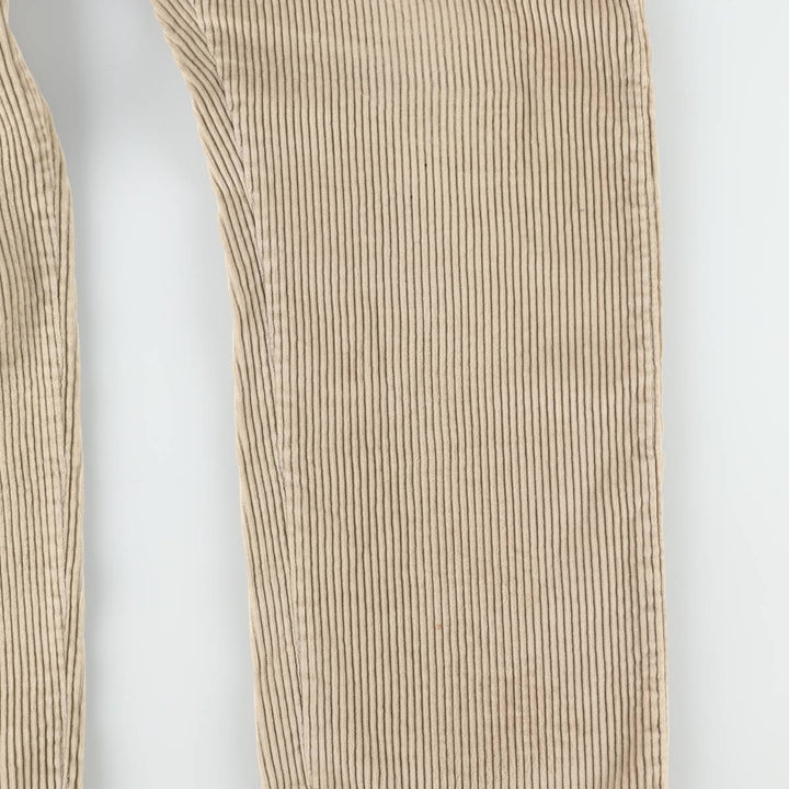 90'S Levi's Silver Tab Straight Loose Corduroy Pants, Men's W31 (approx.), Vintage cotton Beige type Vintage Second Hand