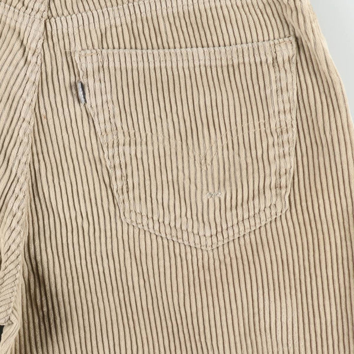 90'S Levi's Silver Tab Straight Loose Corduroy Pants, Men's W31 (approx.), Vintage cotton Beige type Vintage Second Hand