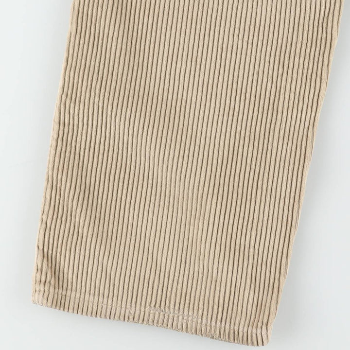 90'S Levi's Silver Tab Straight Loose Corduroy Pants, Men's W31 (approx.), Vintage cotton Beige type Vintage Second Hand