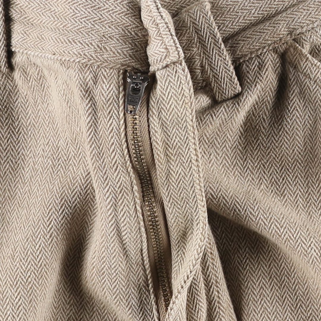 Ralph Lauren POLO by Ralph Lauren herringbone painter pants, men's size W36 (approx.) cotton Beige type Vintage Second Hand