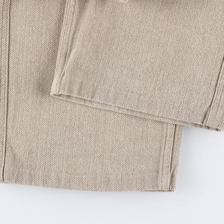 Ralph Lauren POLO by Ralph Lauren herringbone painter pants, men's size W36 (approx.) cotton Beige type Vintage Second Hand