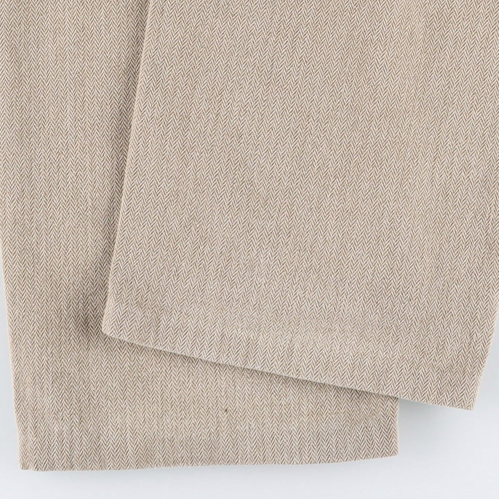 Ralph Lauren POLO by Ralph Lauren herringbone painter pants, men's size W36 (approx.) cotton Beige type Vintage Second Hand