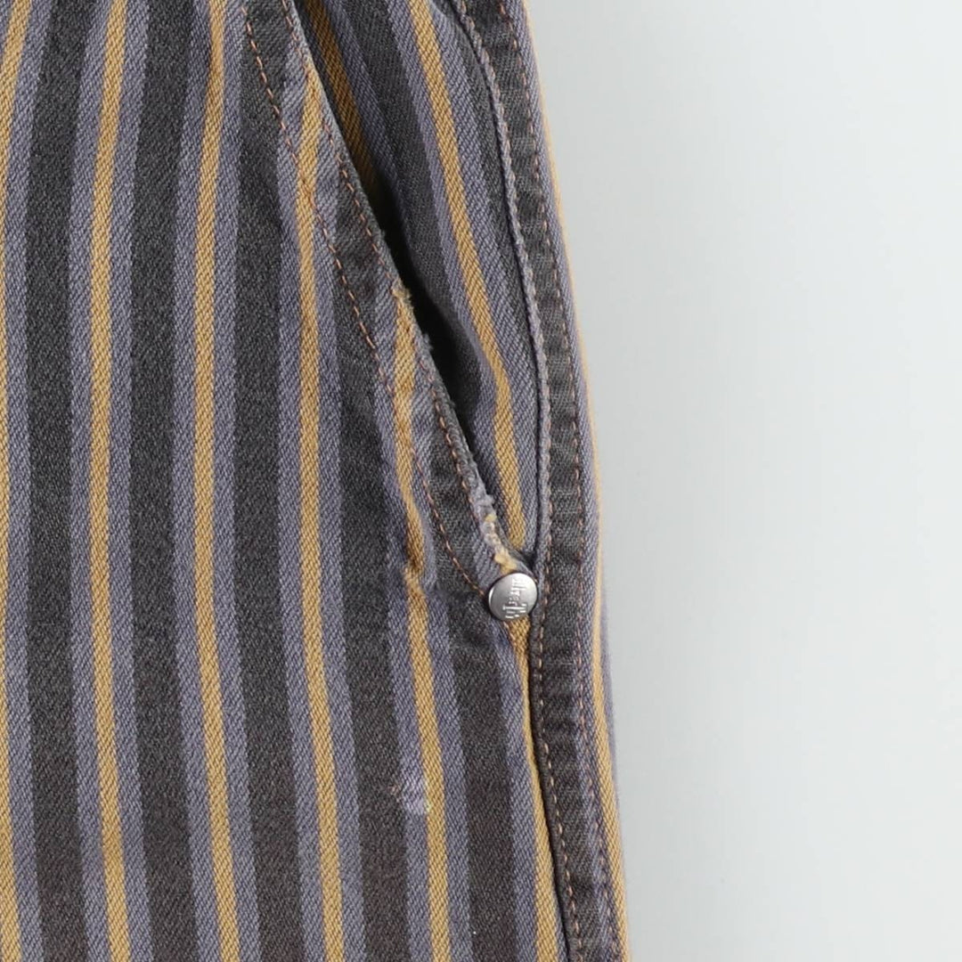 90'S Levi's Silver Tab Chinos Stripe Pattern Chino Shorts, Men's Size W34 (approx.), Vintage unclear Charcoal Vintage Second Hand