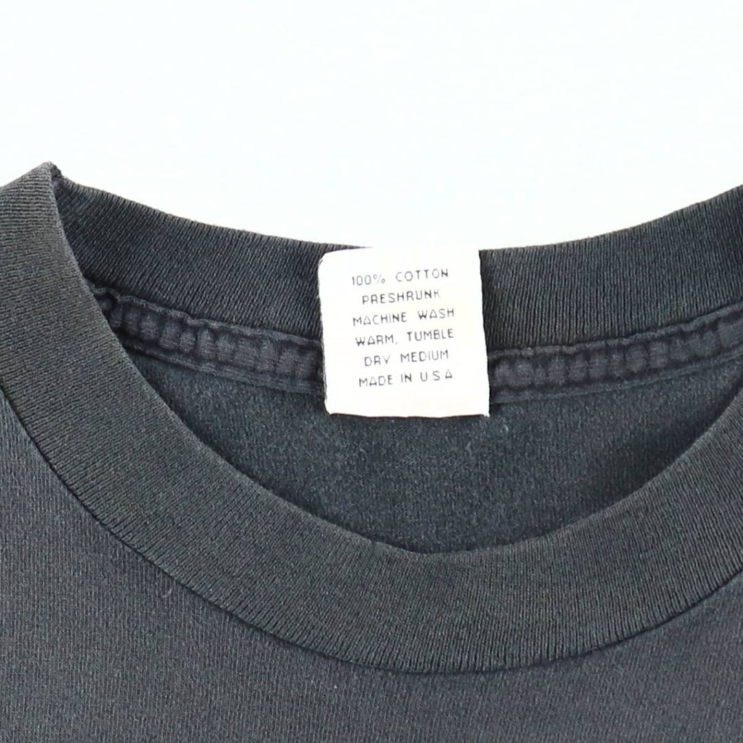 90'S Gravity Graphics Art T-shirt, Made in USA, Men's Size M (approx.), Vintage cotton black type Vintage Second Hand