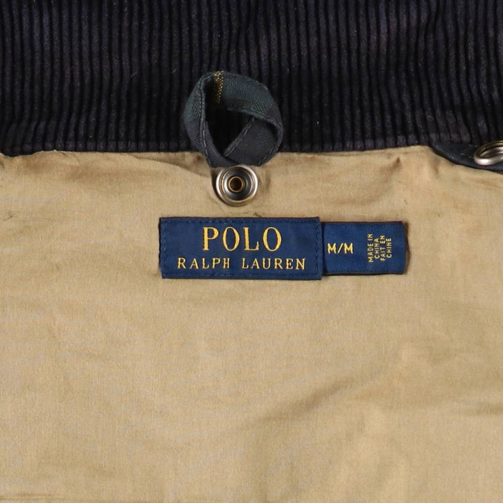 Ralph Lauren POLO RALPH LAUREN Check Pattern Fireman Jacket, Men's Size M (approx.) cotton Green type dark green Vintage Second Hand