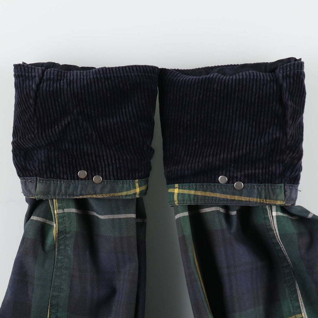 Ralph Lauren POLO RALPH LAUREN Check Pattern Fireman Jacket, Men's Size M (approx.) cotton Green type dark green Vintage Second Hand