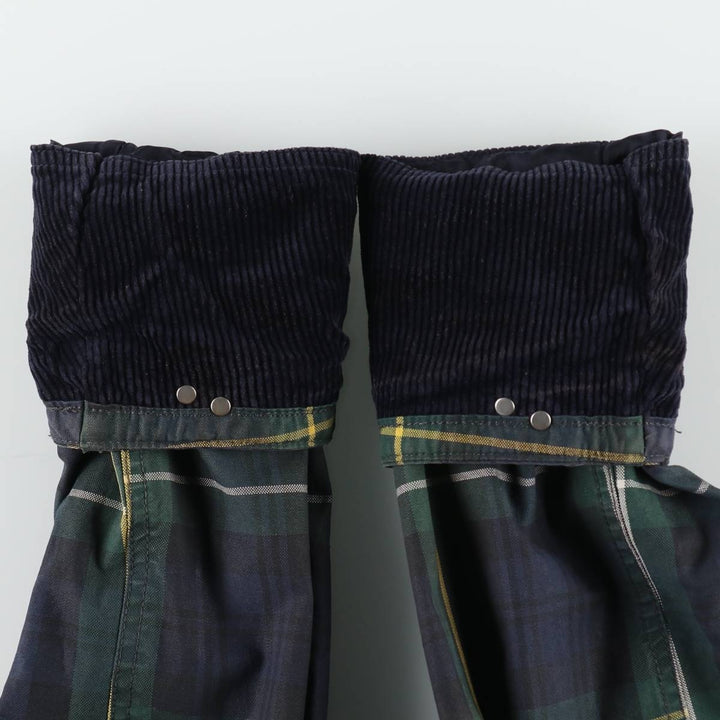 Ralph Lauren POLO RALPH LAUREN Check Pattern Fireman Jacket, Men's Size M (approx.) cotton Green type dark green Vintage Second Hand