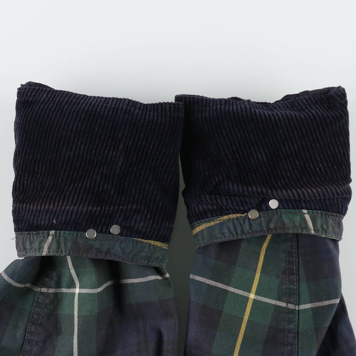 Ralph Lauren POLO RALPH LAUREN Check Pattern Fireman Jacket, Men's Size M (approx.) cotton Green type dark green Vintage Second Hand