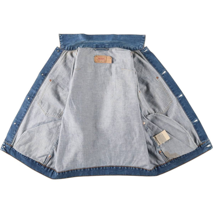 2000'S Levi's 70511-0414 Euro Model 2nd Type Denim Jacket (Men's Size M) cotton blue type Vintage Second Hand