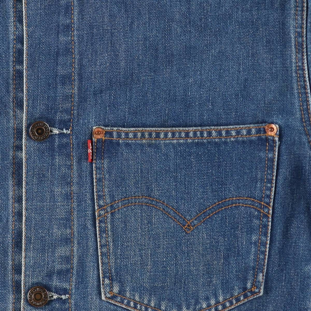 2000'S Levi's 70511-0414 Euro Model 2nd Type Denim Jacket (Men's Size M) cotton blue type Vintage Second Hand