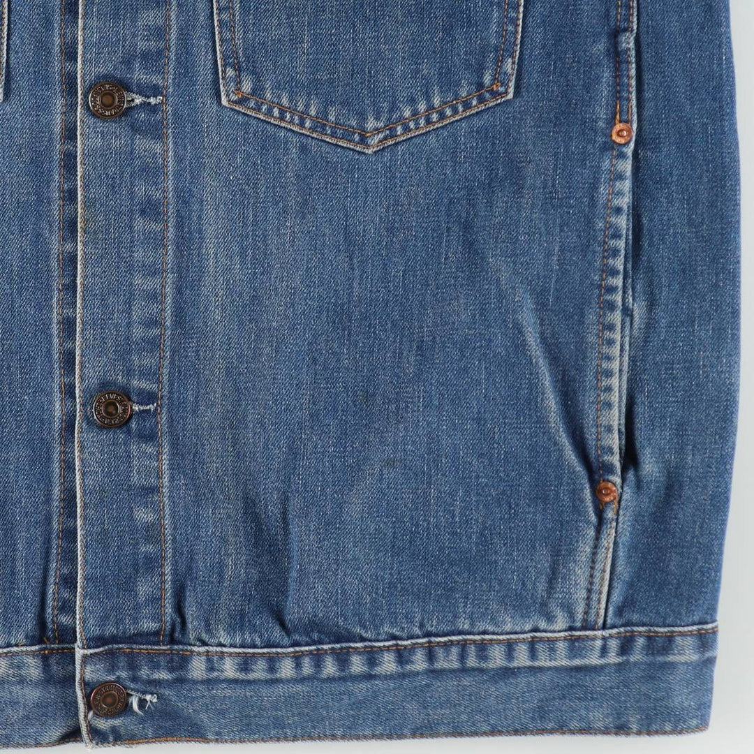 2000'S Levi's 70511-0414 Euro Model 2nd Type Denim Jacket (Men's Size M) cotton blue type Vintage Second Hand