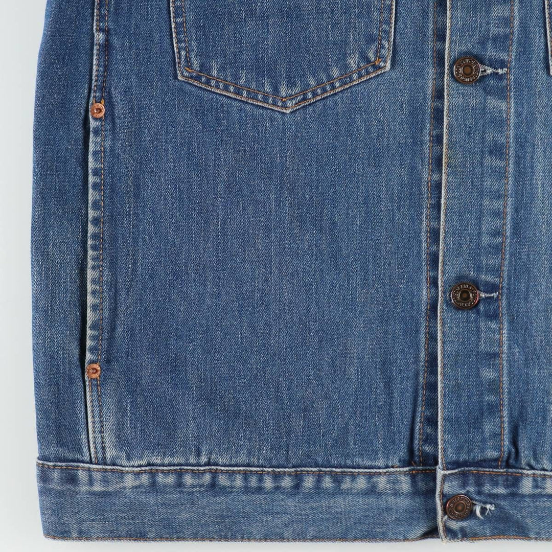 2000'S Levi's 70511-0414 Euro Model 2nd Type Denim Jacket (Men's Size M) cotton blue type Vintage Second Hand