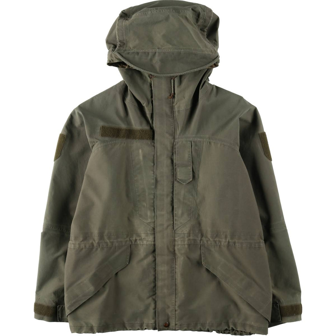 Australian Army Alpine Gore-Tex Parka with Hood, Military Field Jacket, Men's Size XL (approx.) polyamide Khaki type Vintage Second Hand
