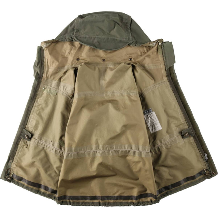 Australian Army Alpine Gore-Tex Parka with Hood, Military Field Jacket, Men's Size XL (approx.) polyamide Khaki type Vintage Second Hand
