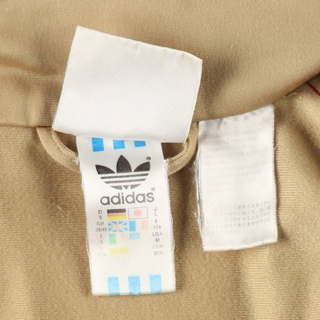 2000'S Adidas Trefoil Logo Replica Track Jacket, Men's Size M (approx.) polyester Gold type Vintage Second Hand