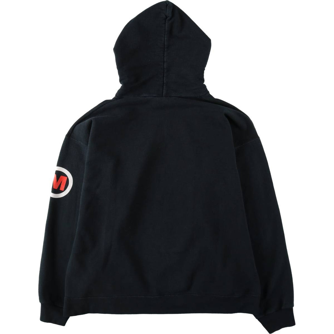 2000'S Hanes ULTIMATE COTTON Slipknot Band Sweatshirt Pullover Hoodie (Men's Size L) unclear black type Vintage Second Hand