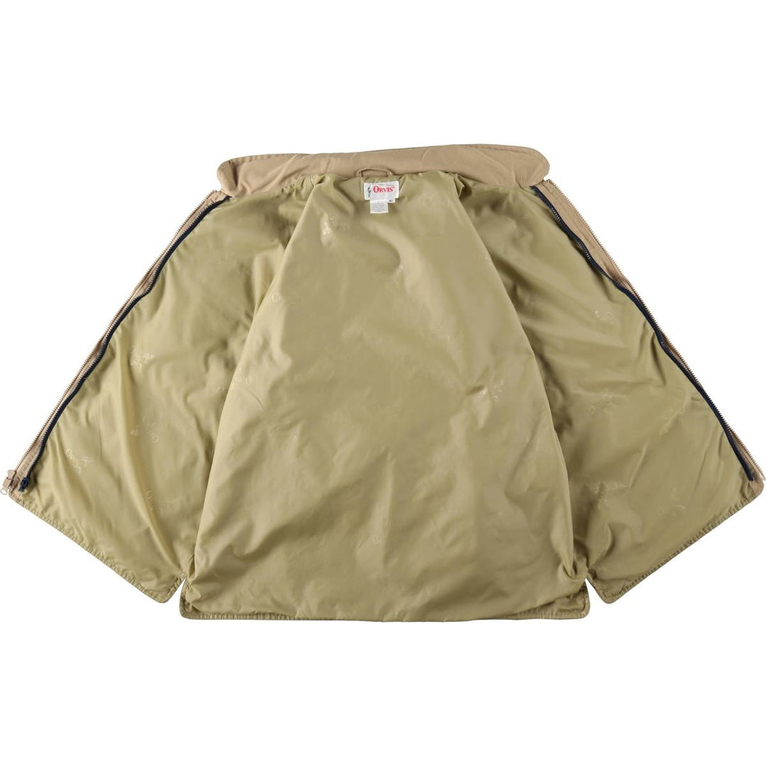1980'S Orvis Photographer Jacket, 2-Way Cotton Jacket, Men's XL (approx.), Vintage cotton Beige type Vintage Second Hand