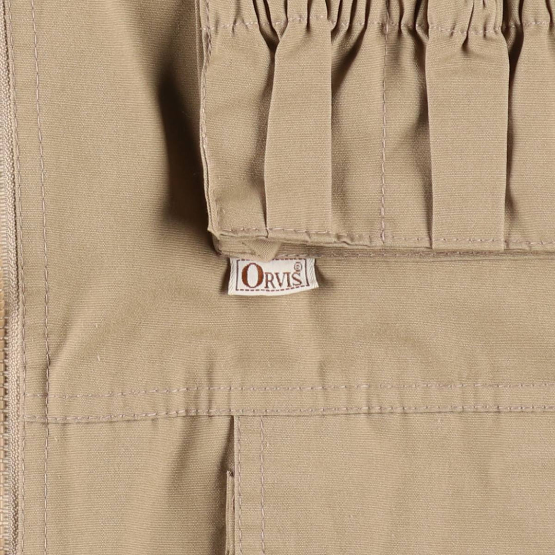 1980'S Orvis Photographer Jacket, 2-Way Cotton Jacket, Men's XL (approx.), Vintage cotton Beige type Vintage Second Hand