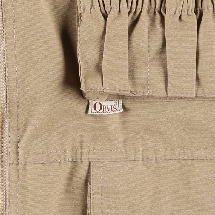 1980'S Orvis Photographer Jacket, 2-Way Cotton Jacket, Men's XL (approx.), Vintage cotton Beige type Vintage Second Hand