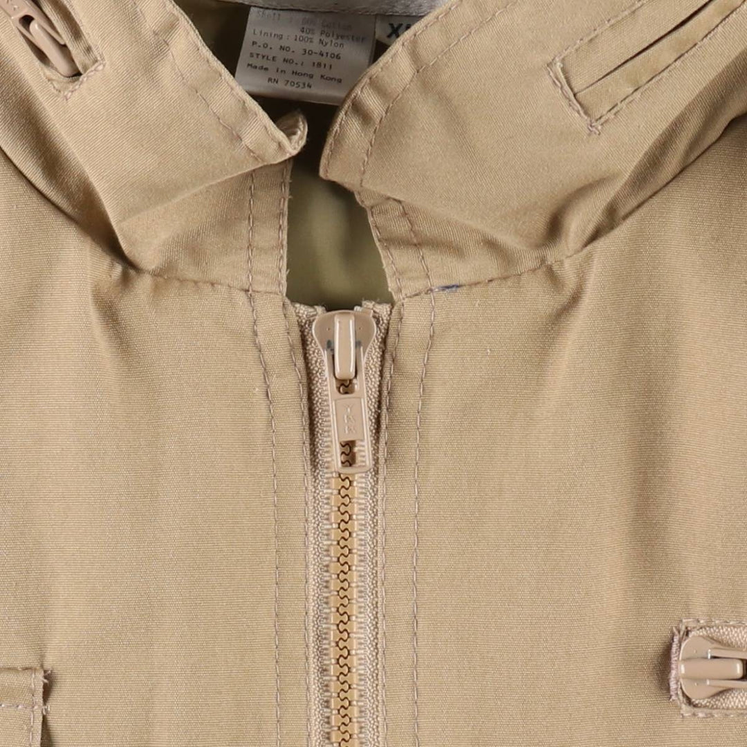 1980'S Orvis Photographer Jacket, 2-Way Cotton Jacket, Men's XL (approx.), Vintage cotton Beige type Vintage Second Hand