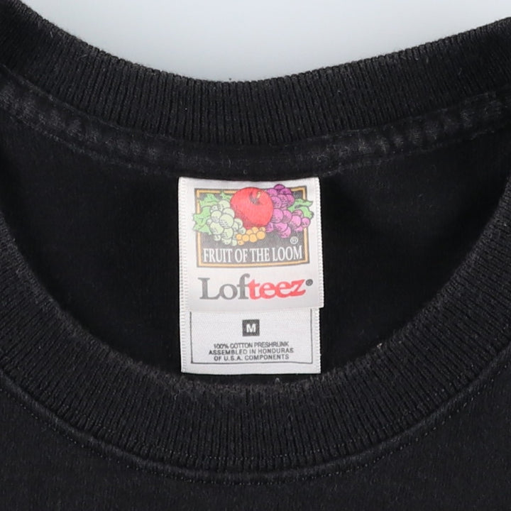 2000'S Fruit of the Loom Apple Advertising T-shirt, Men's Size M (approx.) cotton black type Vintage Second Hand