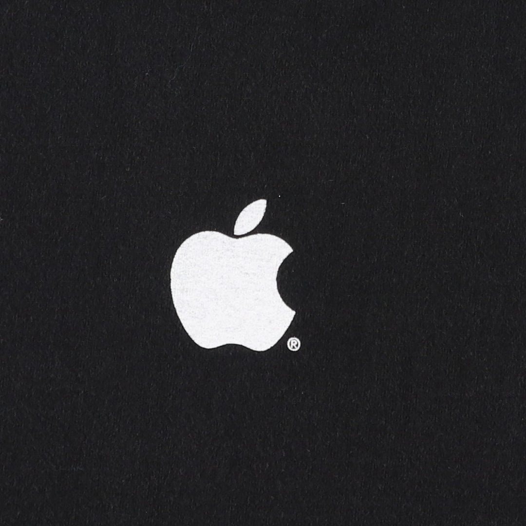 2000'S Fruit of the Loom Apple Advertising T-shirt, Men's Size M (approx.) cotton black type Vintage Second Hand