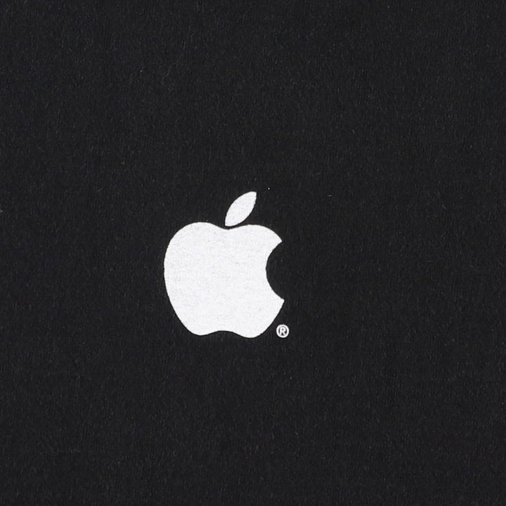 2000'S Fruit of the Loom Apple Advertising T-shirt, Men's Size M (approx.) cotton black type Vintage Second Hand