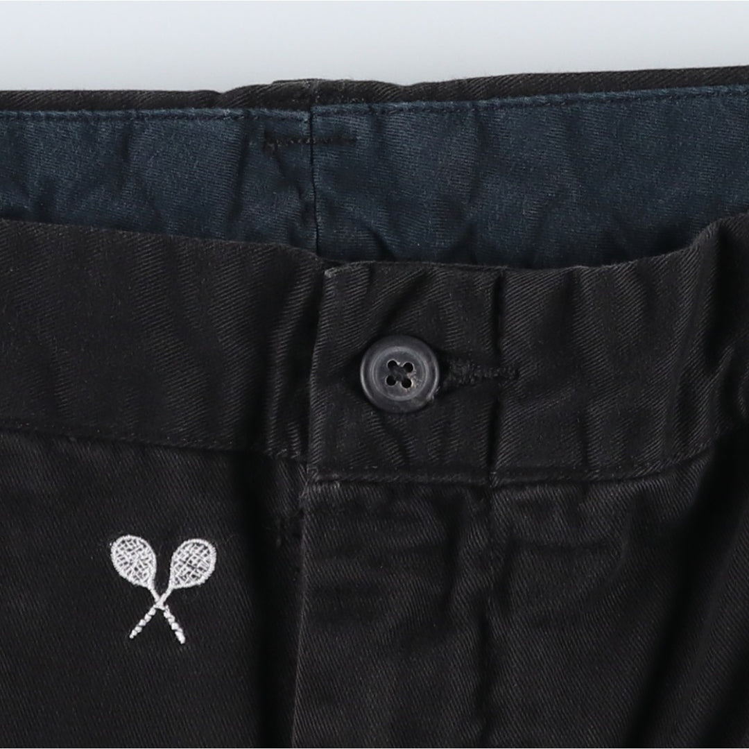 Ralph Lauren POLO by Ralph Lauren all-over print chino pants, men's size W38 (approx.) cotton black type Vintage Second Hand