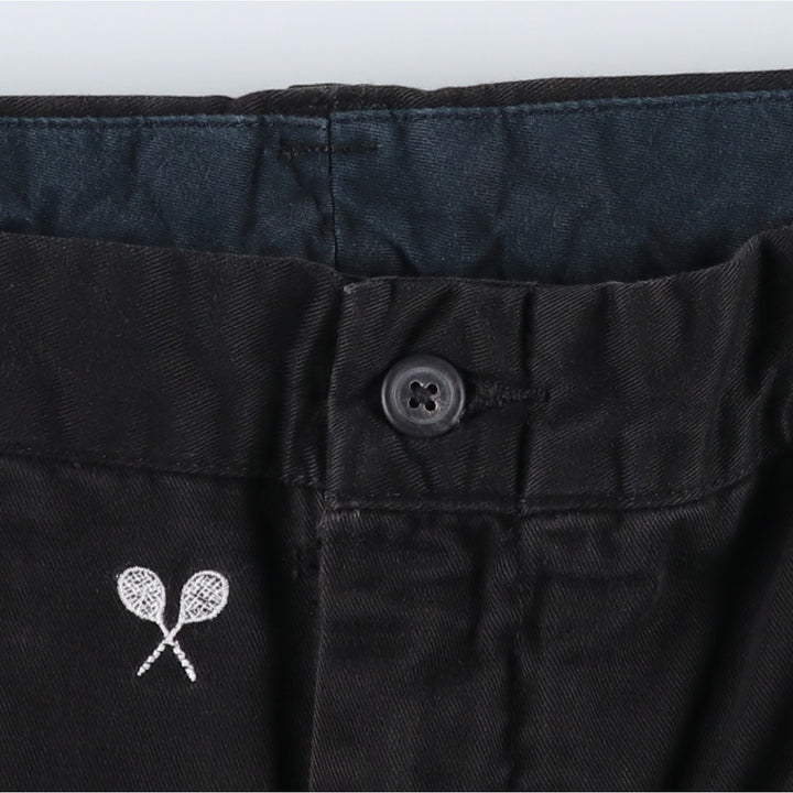 Ralph Lauren POLO by Ralph Lauren all-over print chino pants, men's size W38 (approx.) cotton black type Vintage Second Hand