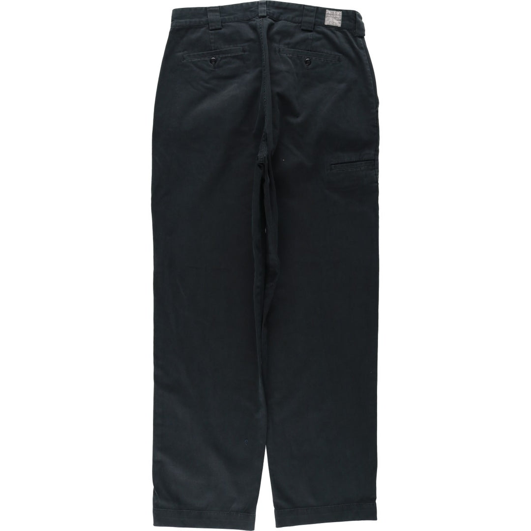 1990'S Ralph Lauren POLO SPORT work pants, men's size W34 (approx.), vintage. cotton black type Vintage Second Hand