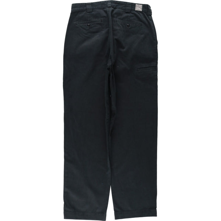 1990'S Ralph Lauren POLO SPORT work pants, men's size W34 (approx.), vintage. cotton black type Vintage Second Hand