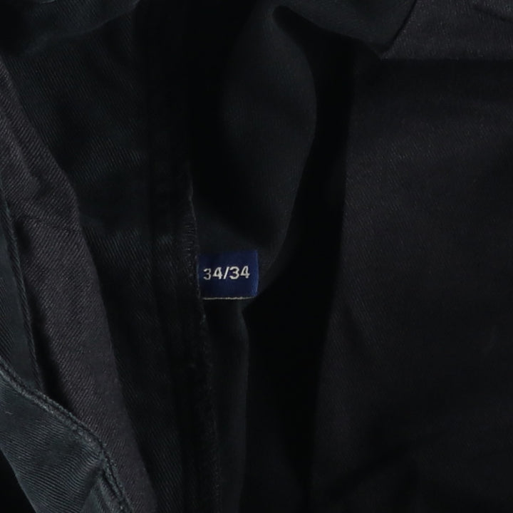 1990'S Ralph Lauren POLO SPORT work pants, men's size W34 (approx.), vintage. cotton black type Vintage Second Hand