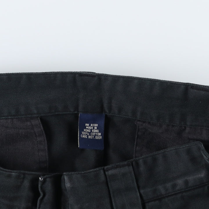 1990'S Ralph Lauren POLO SPORT work pants, men's size W34 (approx.), vintage. cotton black type Vintage Second Hand
