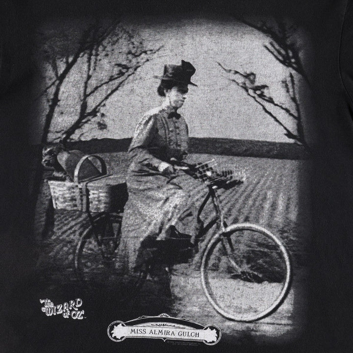 90'S STANLEY DESANTIS THE WIZARD OF OZ MISS ALMIRA GULCH Movie T-shirt, Made in USA, Men's Size M (approx.) cotton black type Vintage Second Hand