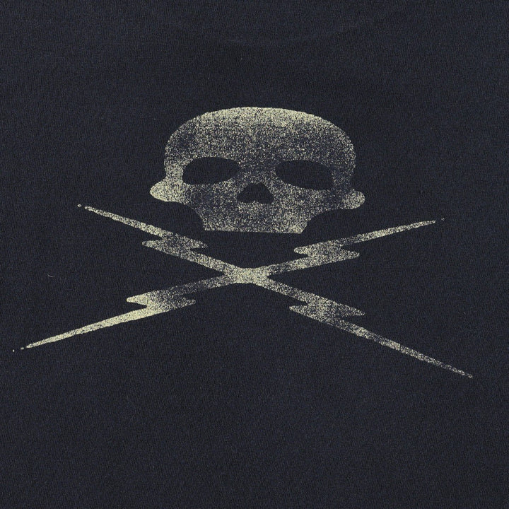 2000'S Anvil DEATH PROOF Skull Pattern Movie T-Shirt (Men's Size M) cotton black type Vintage Second Hand