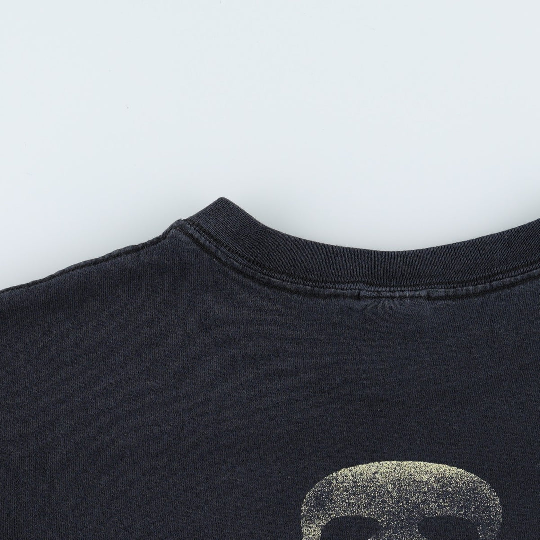2000'S Anvil DEATH PROOF Skull Pattern Movie T-Shirt (Men's Size M) cotton black type Vintage Second Hand
