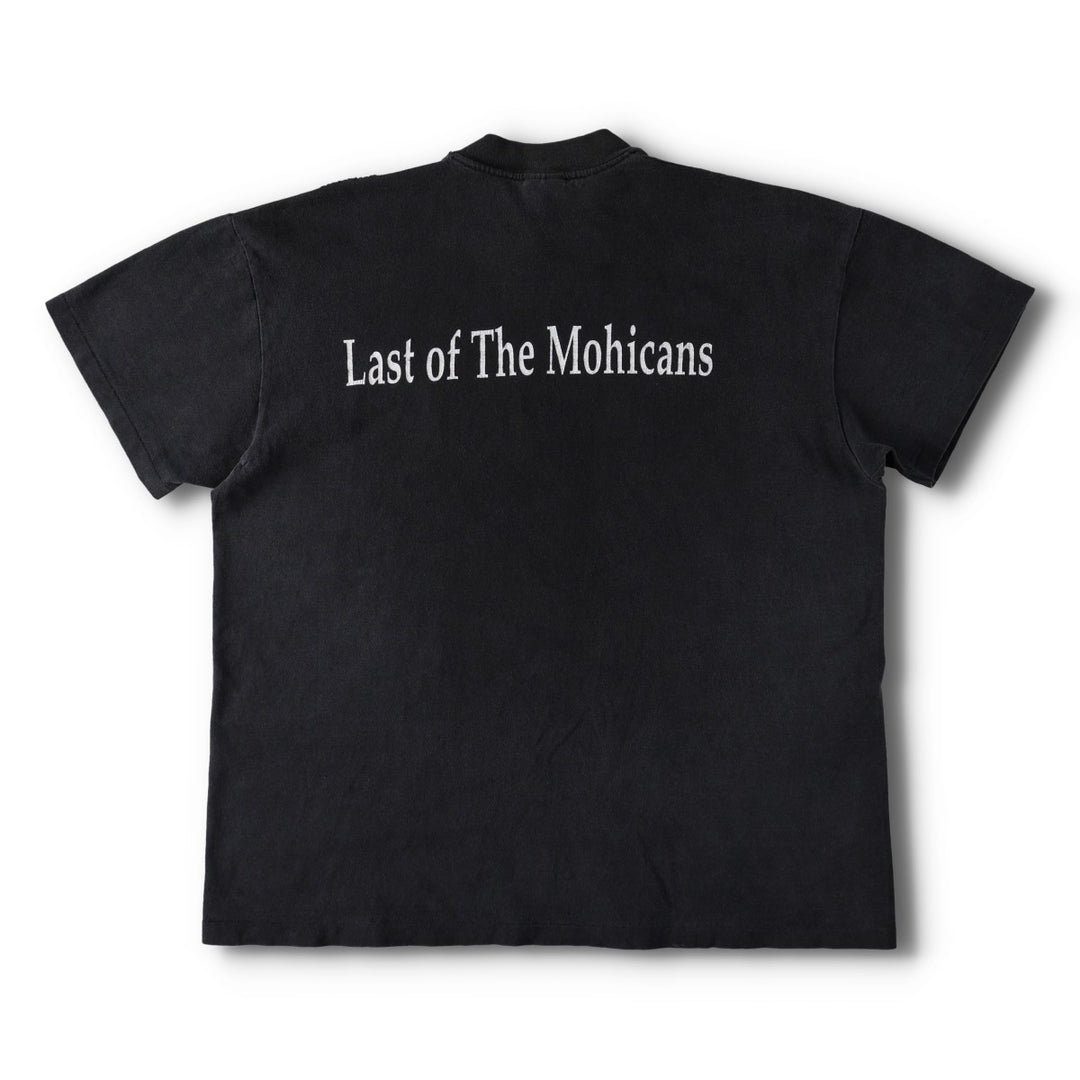 90'S Stedman The Last of the Mohicans Skull Pattern Movie T-Shirt Made in USA Men's XL Equivalent cotton black type Vintage Second Hand