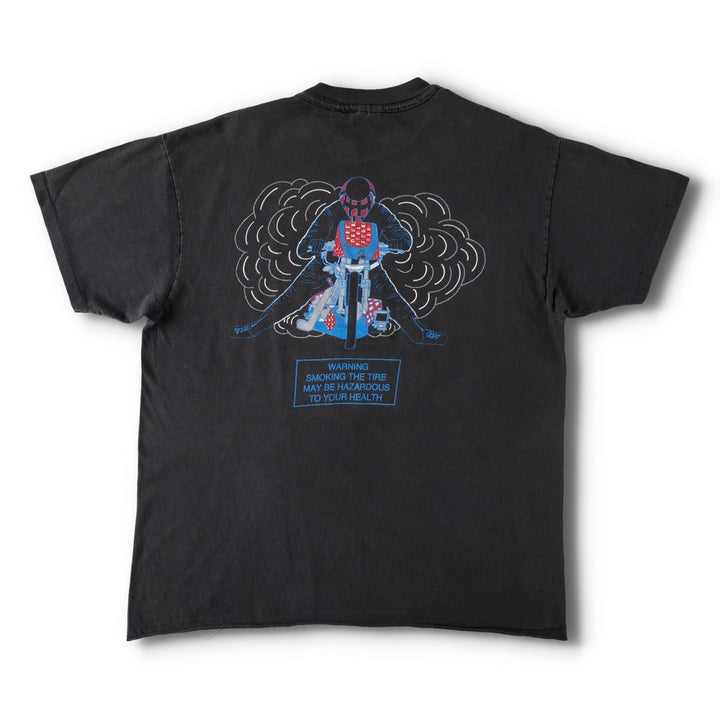 90'S Hanes Hannan's Machine Shop Advertising T-Shirt, Men's XL equivalent, Vintage cotton black type Vintage Second Hand