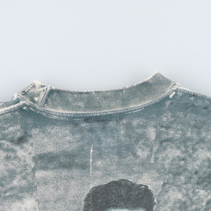 80s-90'S Levi's Nick Kamen all-over print sweatshirt, men's size S (approx.) unclear Beige type Vintage Second Hand