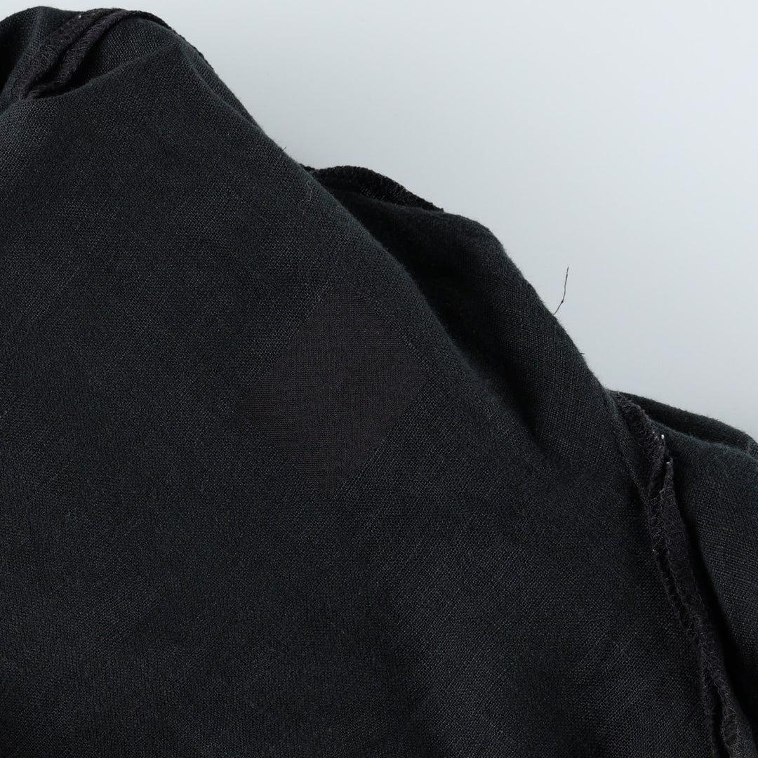 Ralph Lauren POLO by Ralph Lauren Two-Pleat Linen Trousers/Slacks, Men's Size W37 (approx.) linen black type Vintage Second Hand