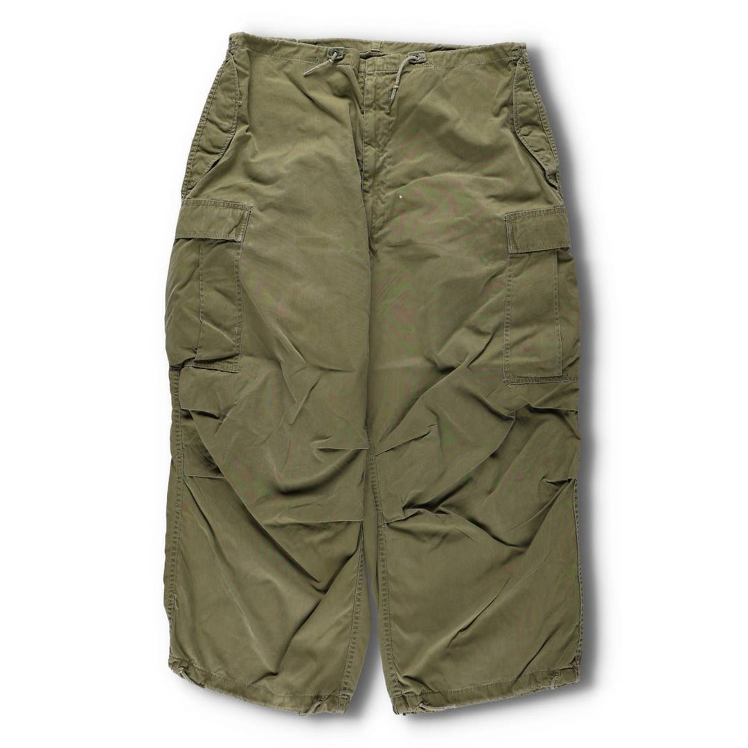 1950'S US Military M-51 Cargo Pants, Men's Size W37 (approx.), Vintage unclear Khaki type Vintage Second Hand