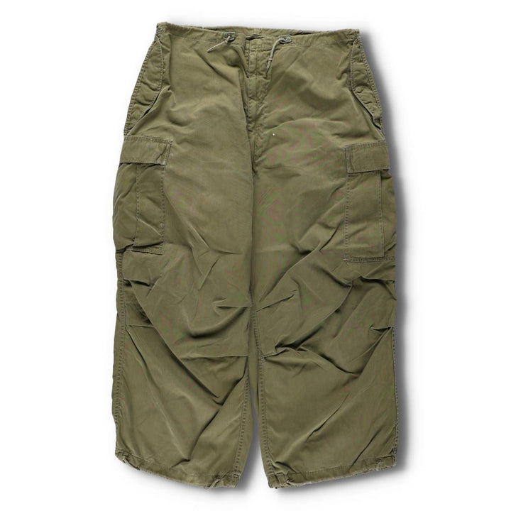 1950'S US Military M-51 Cargo Pants, Men's Size W37 (approx.), Vintage unclear Khaki type Vintage Second Hand