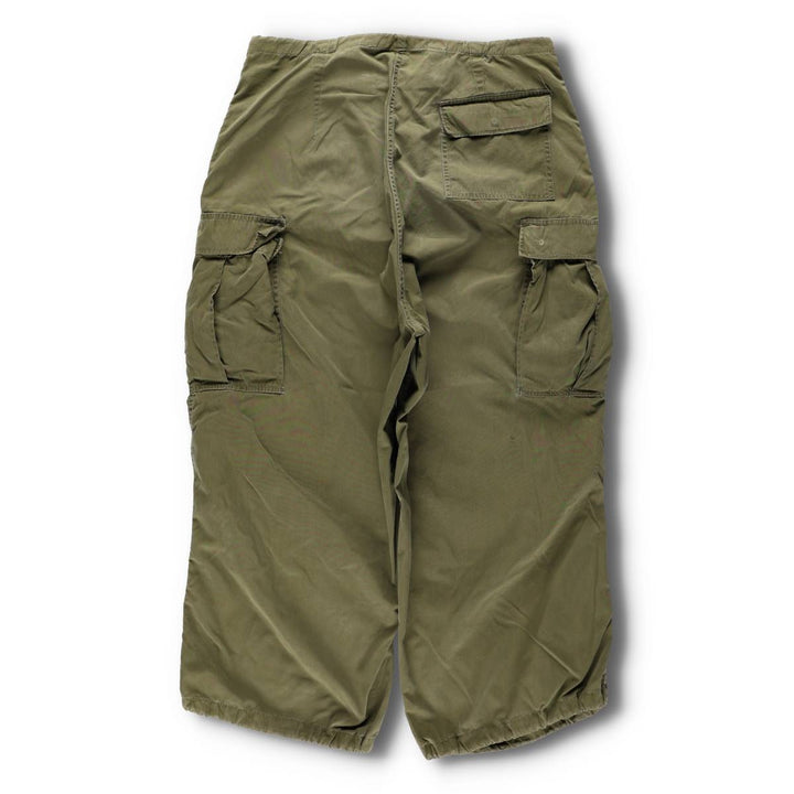 1950'S US Military M-51 Cargo Pants, Men's Size W37 (approx.), Vintage unclear Khaki type Vintage Second Hand