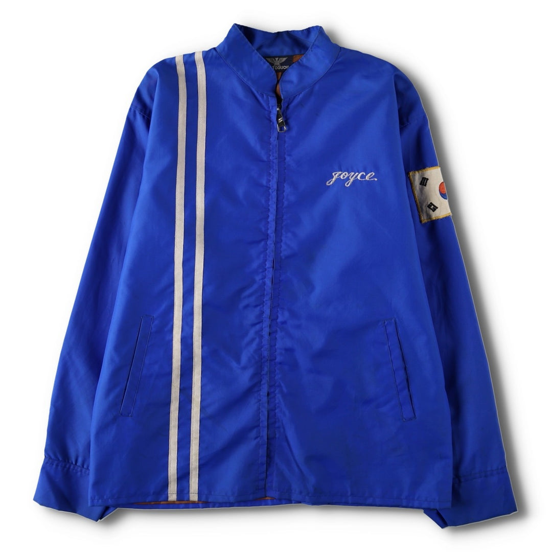 1970'S TOGUCHI Souvenir Jacket, Men's Size M (approx.), Vintage unclear blue type Vintage Second Hand