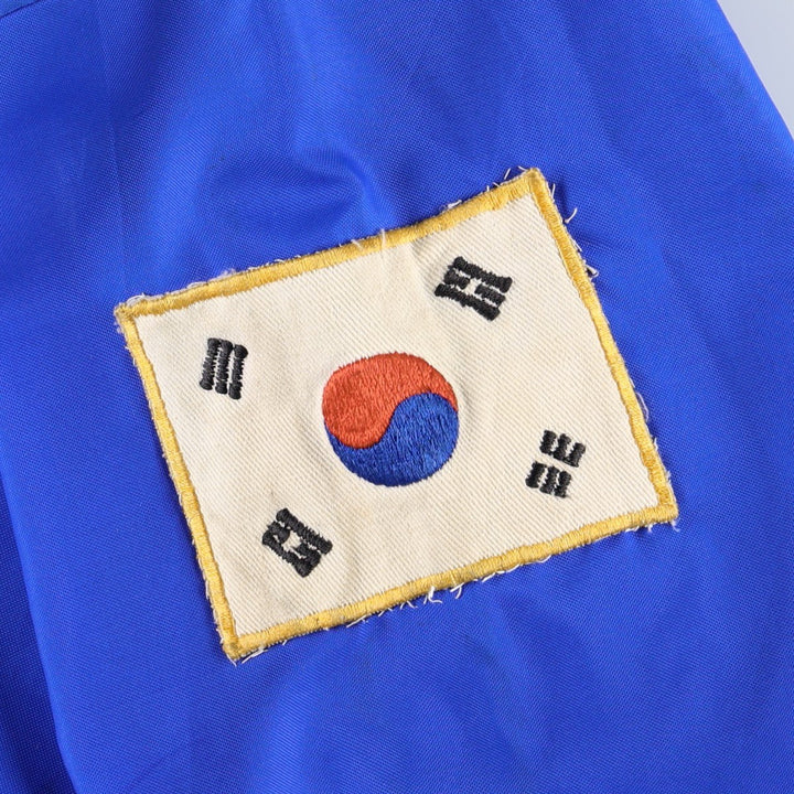 1970'S TOGUCHI Souvenir Jacket, Men's Size M (approx.), Vintage unclear blue type Vintage Second Hand