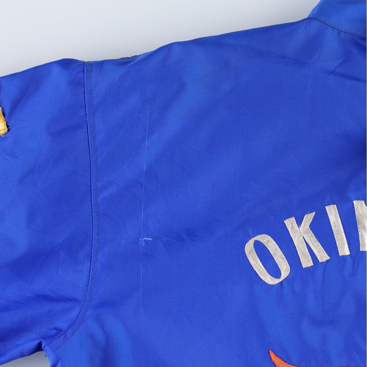 1970'S TOGUCHI Souvenir Jacket, Men's Size M (approx.), Vintage unclear blue type Vintage Second Hand