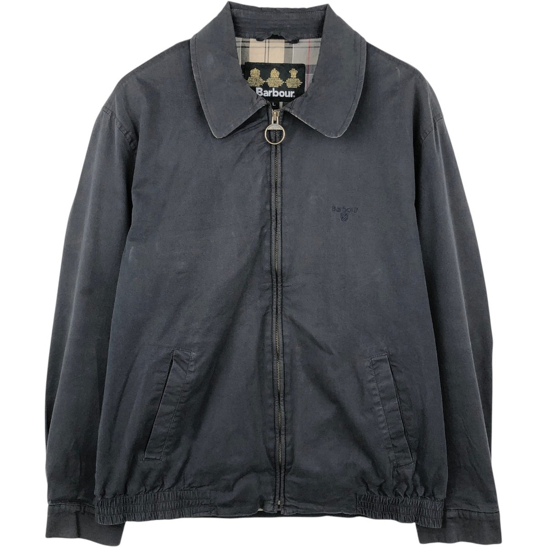 2000'S Barbour 3-Warrant Swing Top Sport Jacket, Men's Size L (approx.) cotton black type Vintage Second Hand