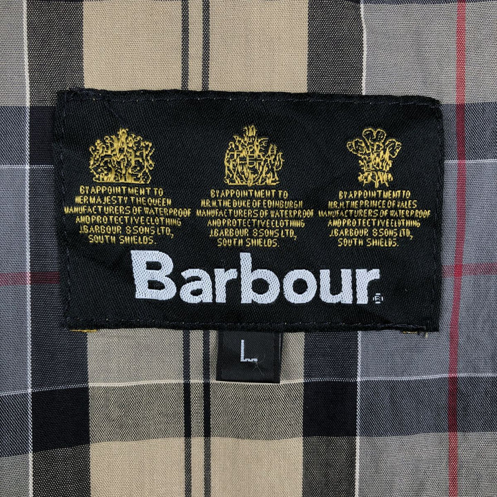 2000'S Barbour 3-Warrant Swing Top Sport Jacket, Men's Size L (approx.) cotton black type Vintage Second Hand