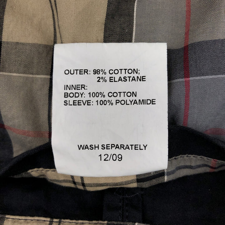 2000'S Barbour 3-Warrant Swing Top Sport Jacket, Men's Size L (approx.) cotton black type Vintage Second Hand